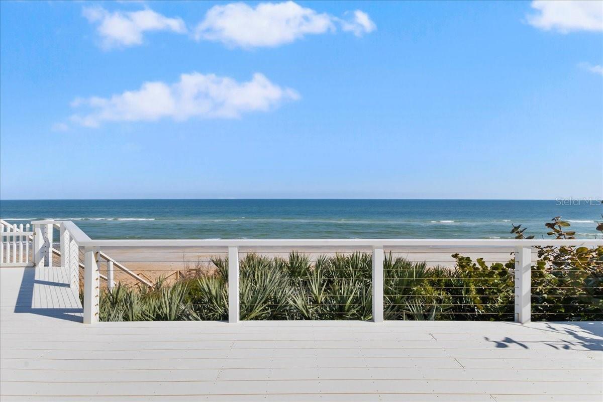 Stairs off east deck leading to the beach (2nd floor)