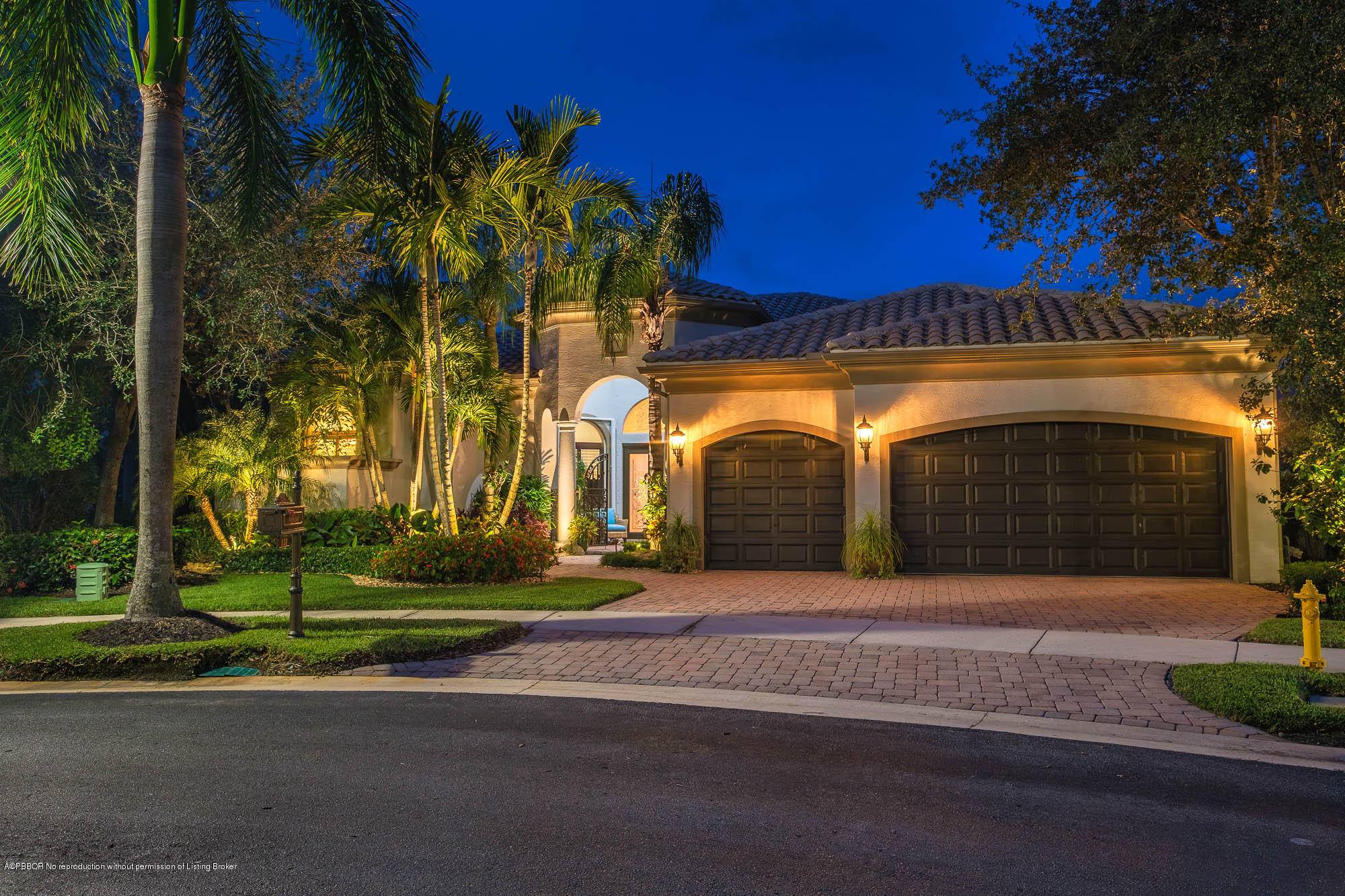 Rarely does one have the chance to purchase such a magnificent lake front estate, located on a cul de sac in the prestigious Country Club at Mirasol.
