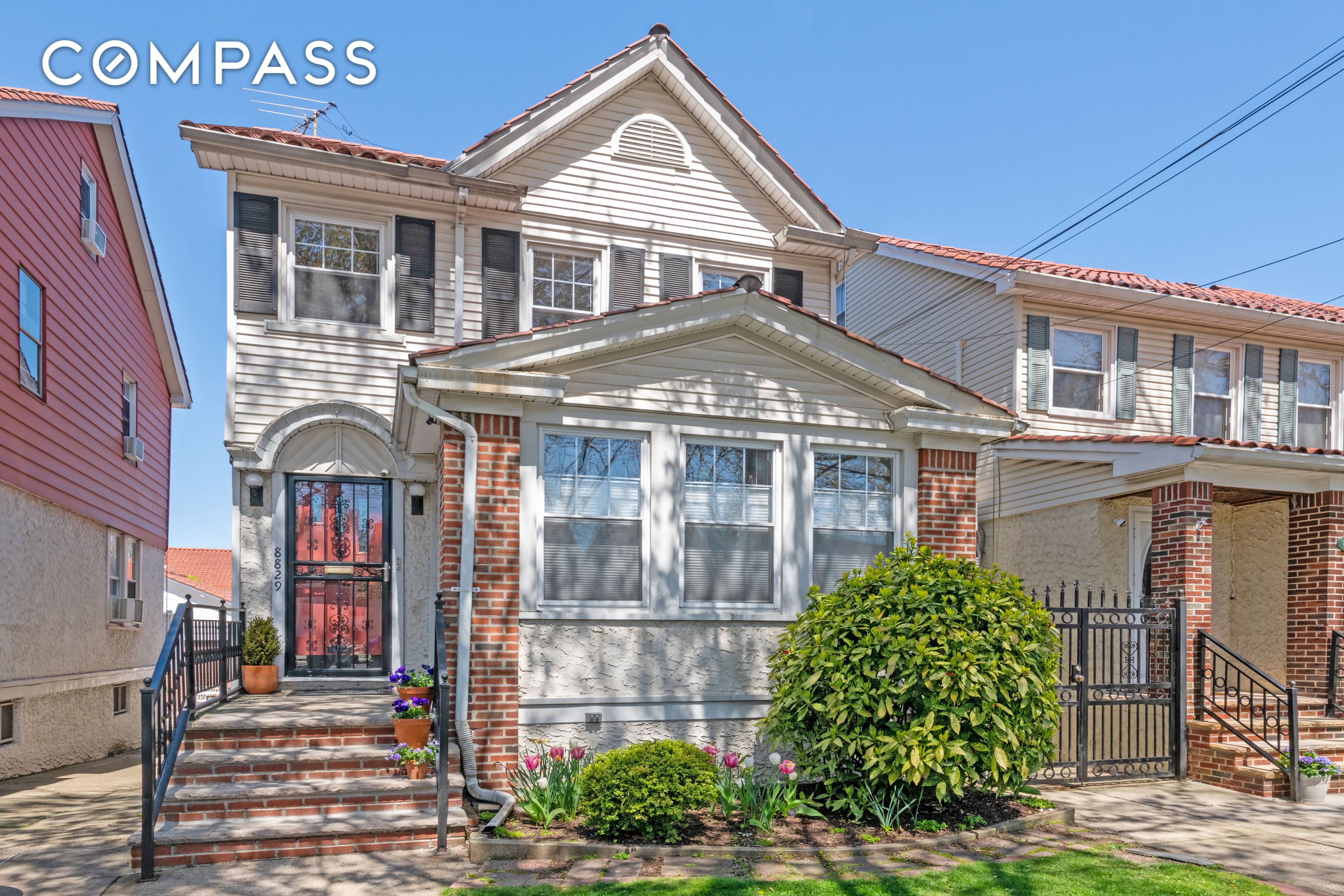 Bright and Charming TWO Family Home is available in Glendale, Forest Hills border !