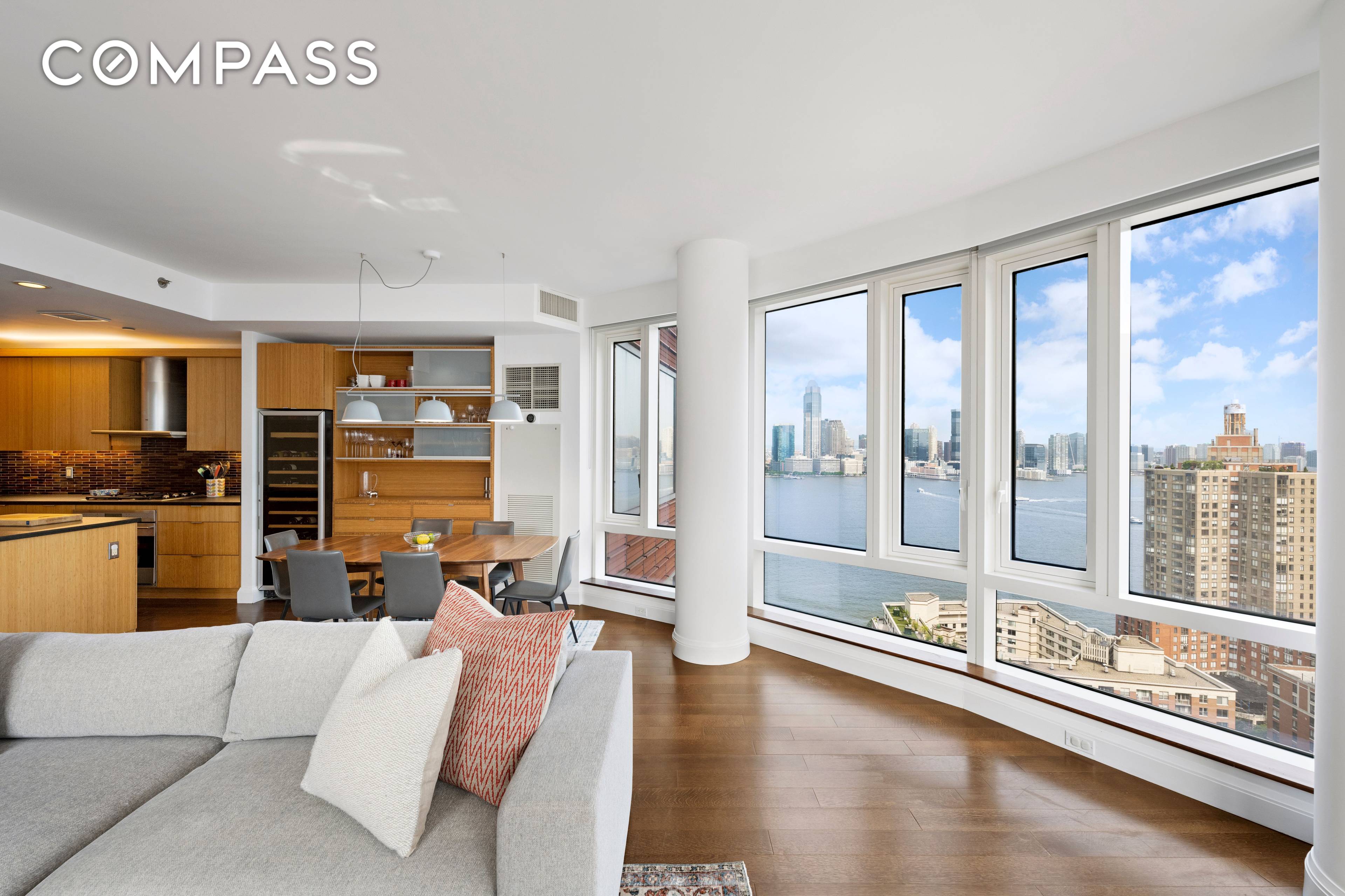 Welcome to 70 Little West St, Unit 26A, a luxurious three bedroom, two bath apartment located in the Visionaire, one of Battery Park City s most desirable buildings.