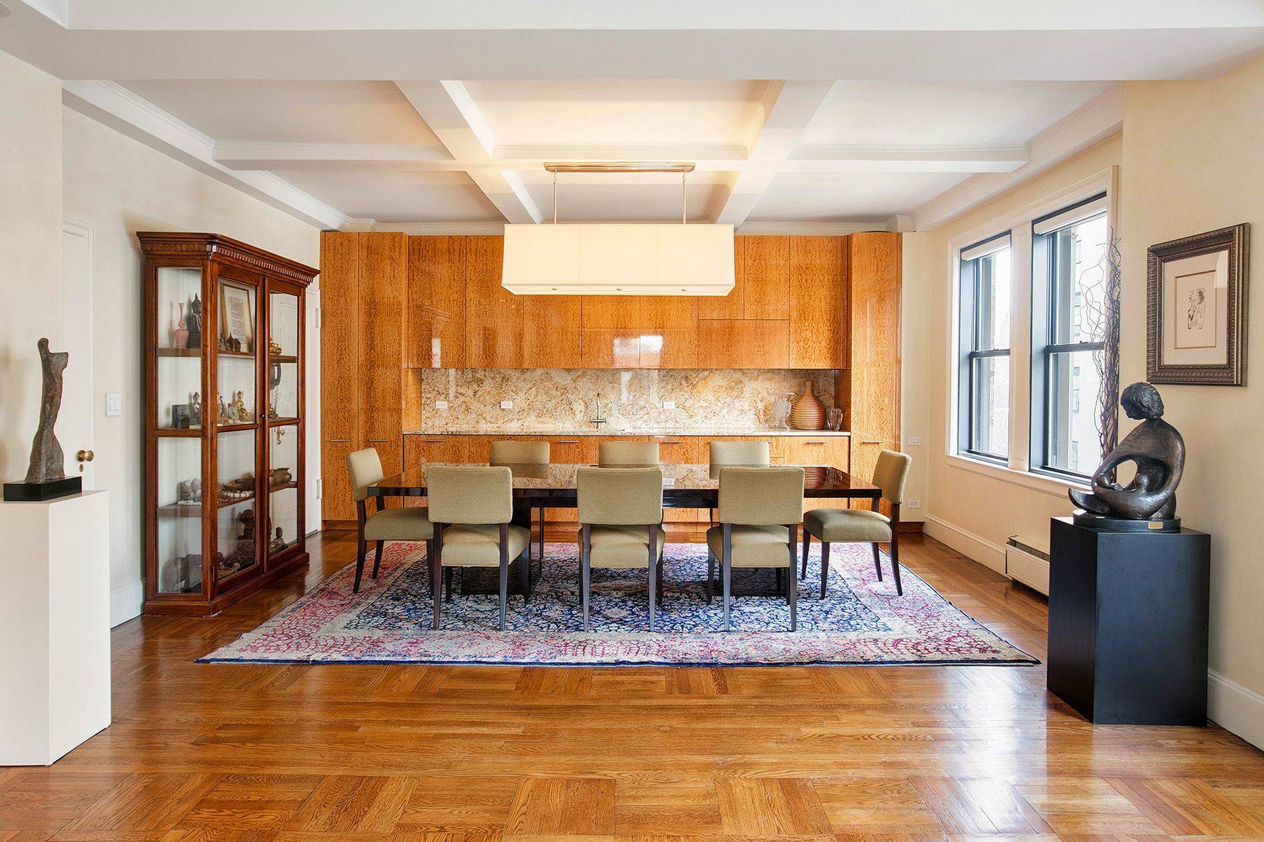 This sprawling 11 into 10 Room apartment epitomizes luxury living on Fifth Avenue.
