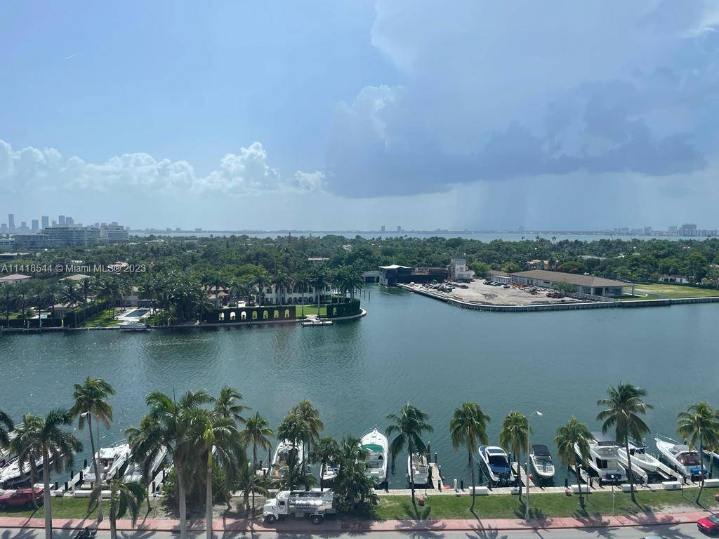 MIAMI BEACH OPEN BAY INTRACOASTAL Millionaire' Row SPACIOUS Corner Condo has 2 Bedroom 2 Bathrooms 1253 SF of Living space with Beautiful Bay, Intracoastal and Sunset Views.