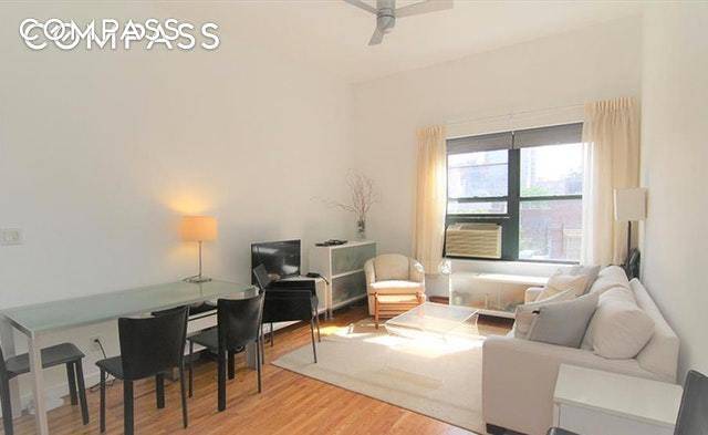 Fully Furnished 1BR. This bright and airy furnished 1 bedroom on the top floor comes fully stocked for quick and easy move in.