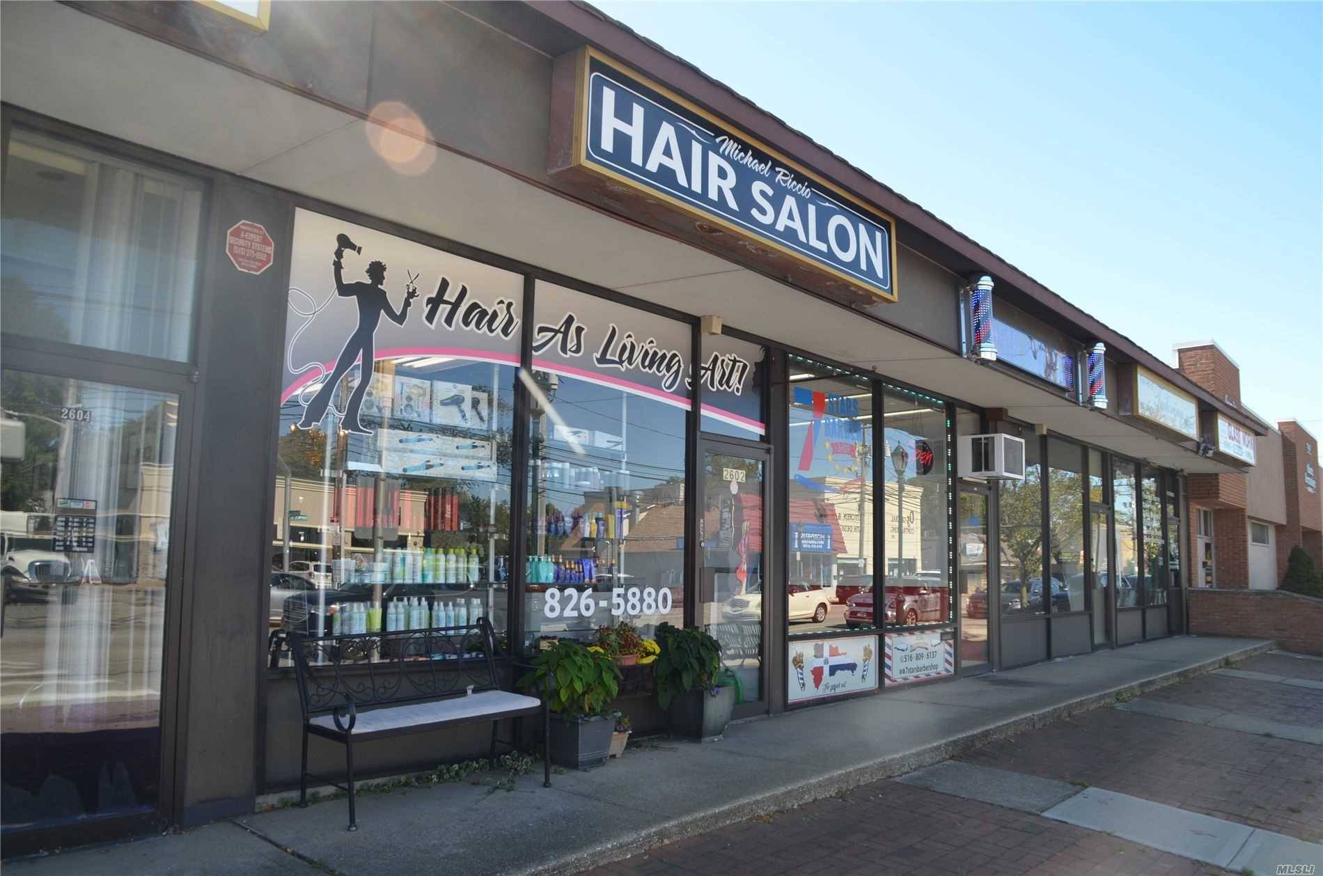 40 year establilshed business for sale on high traffic downtown Merrick Road location.