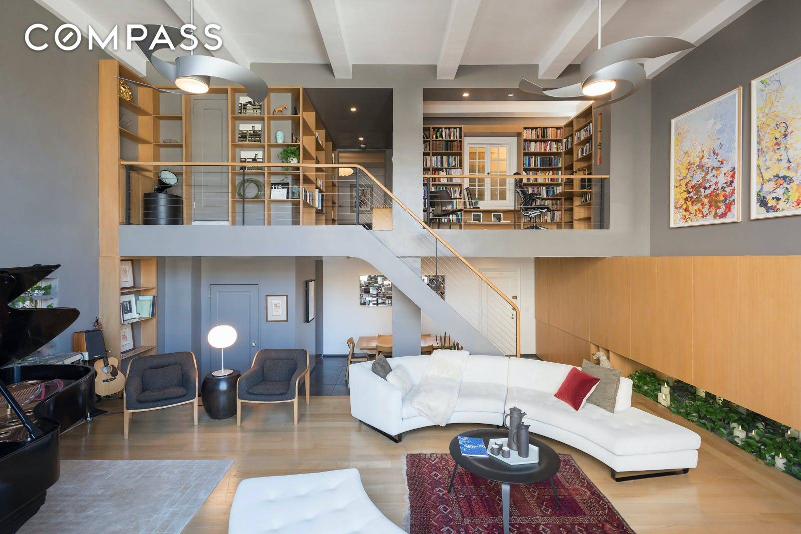 Uptown meets Downtown in this artfully designed 2 Bedroom loft like space in the legendary Hotel des Artistes.