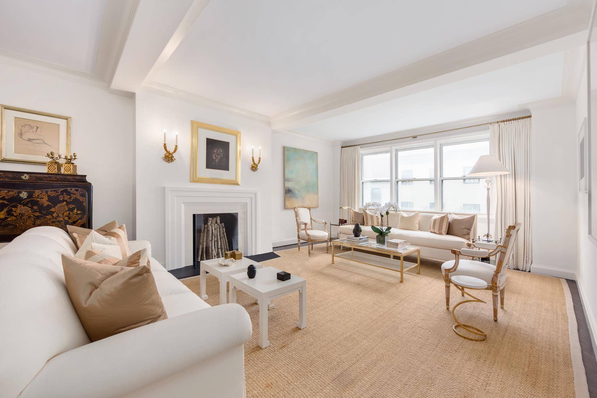 A gut renovation of two apartments on the 6th and 7th floors has created a seamless 10 room, 3 bedroom triple mint home that is sun drenched and has great ...