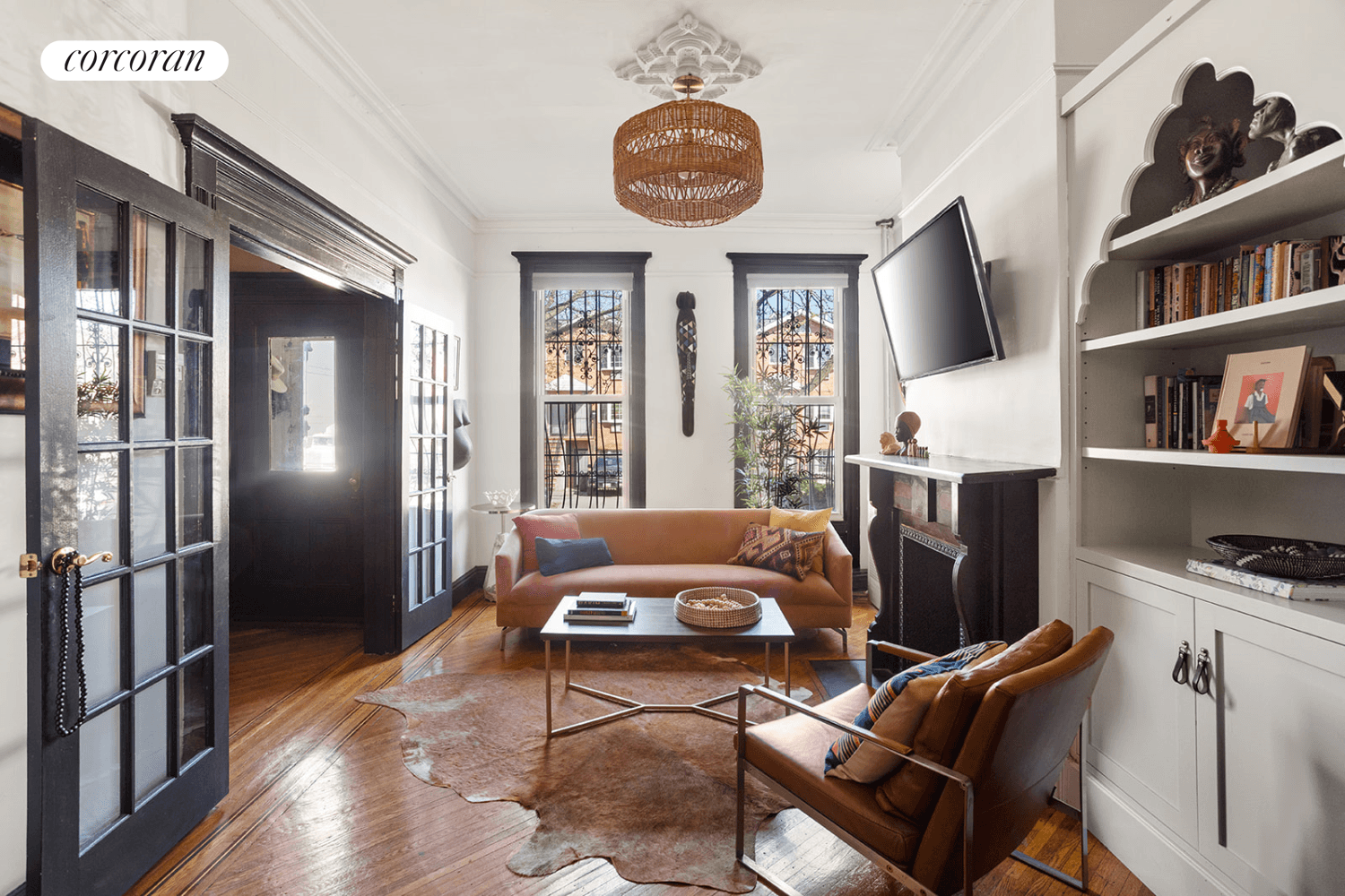 Charming single family home with original architectural details like hardwood flooring, mantles and woodwork in the historic Weeksville section of Crown Heights all 3 floors of this home have an ...