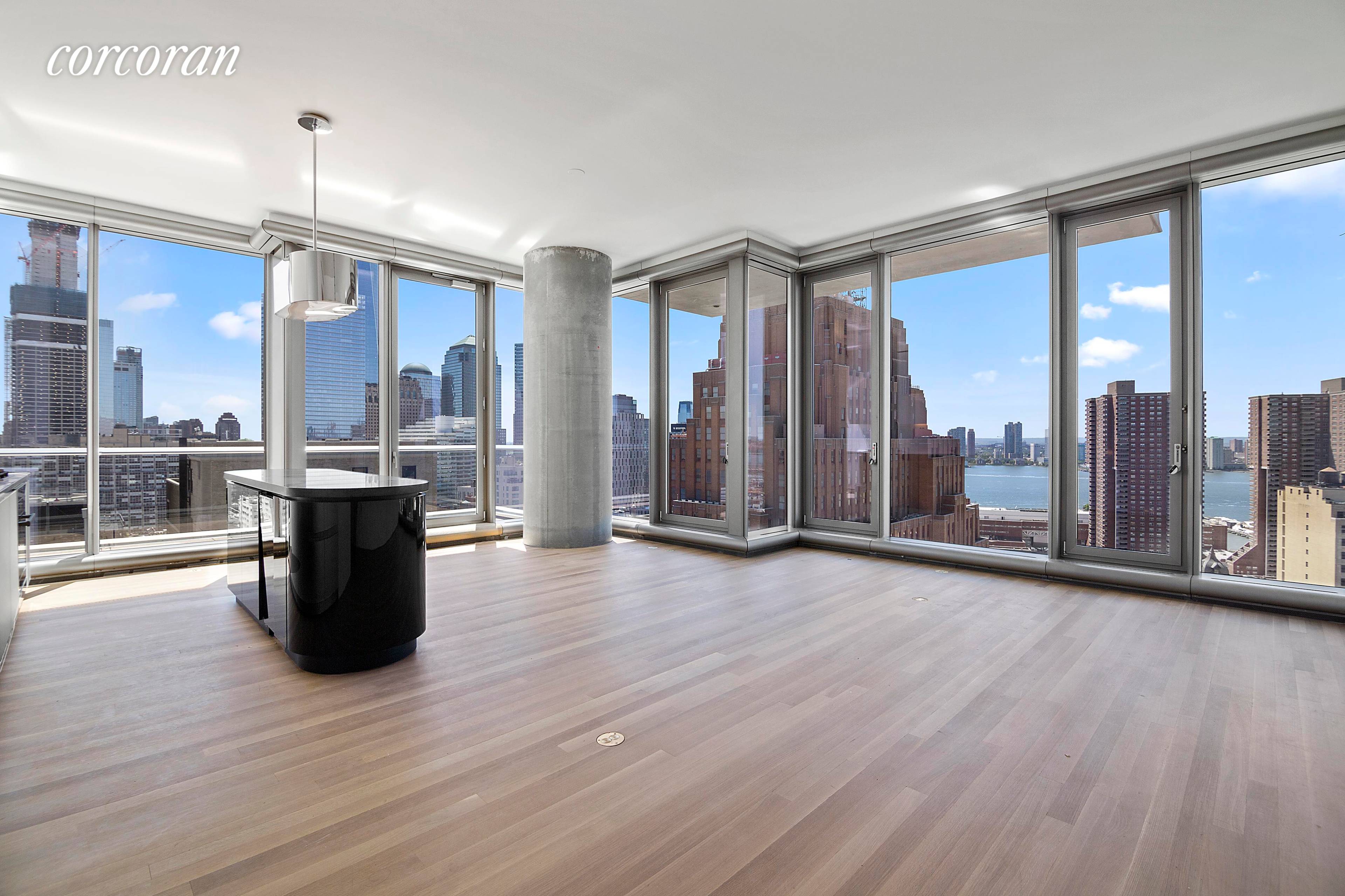56 Leonard street condominium, designed by Pritzer Prize winning architects Herzog amp ; de Meuron rises 60 stories as a sculptural glass tower that is now recognized as one of ...