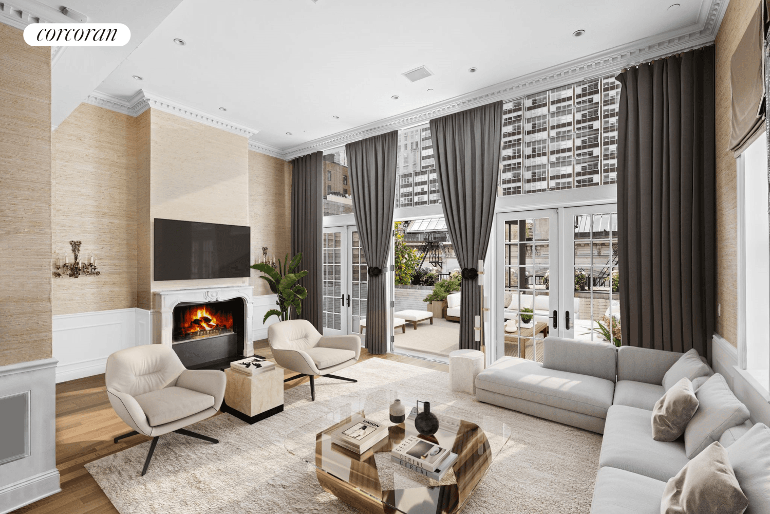The MSH Team is delighted to introduce you to the Penthouse at 54 Warren, an extravagant amp ; one of a kind duplex residence in the heart of Tribeca !