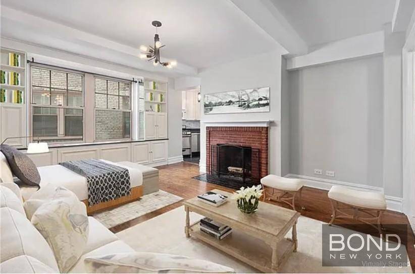 Stunning studio tucked away in a charming doorman building in the heart of the West Village !