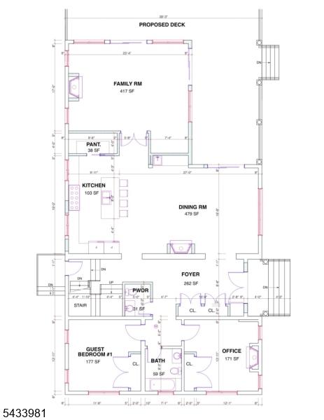 1st Floor Plan
