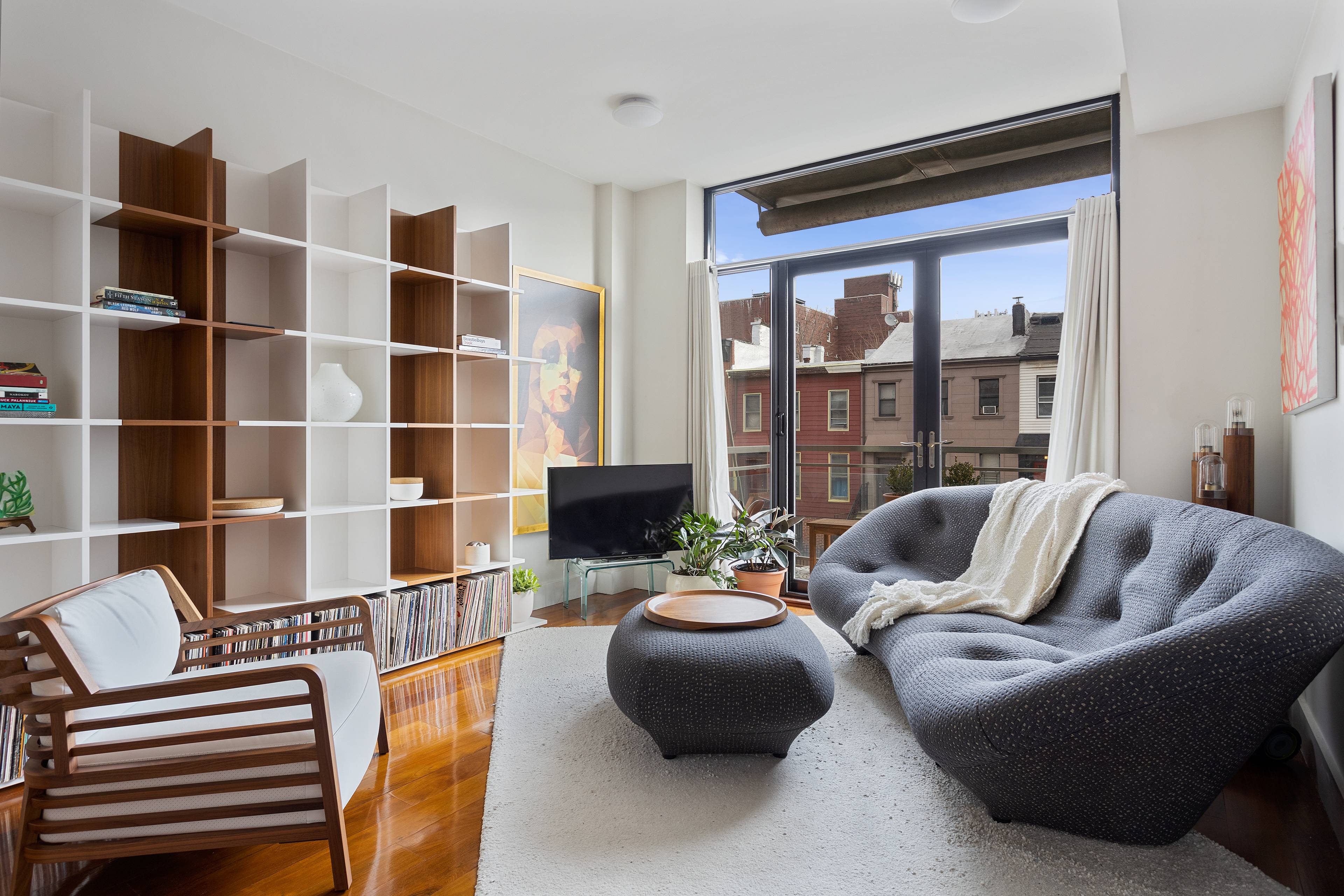 Sunshine, outdoor space, clean modern design, and all that vibrant Fort Greene has to offer residence 2C in the 16 unit boutique, elevator Verdi Condominium has it all !