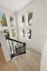 stairs going down to private retreat off of pool