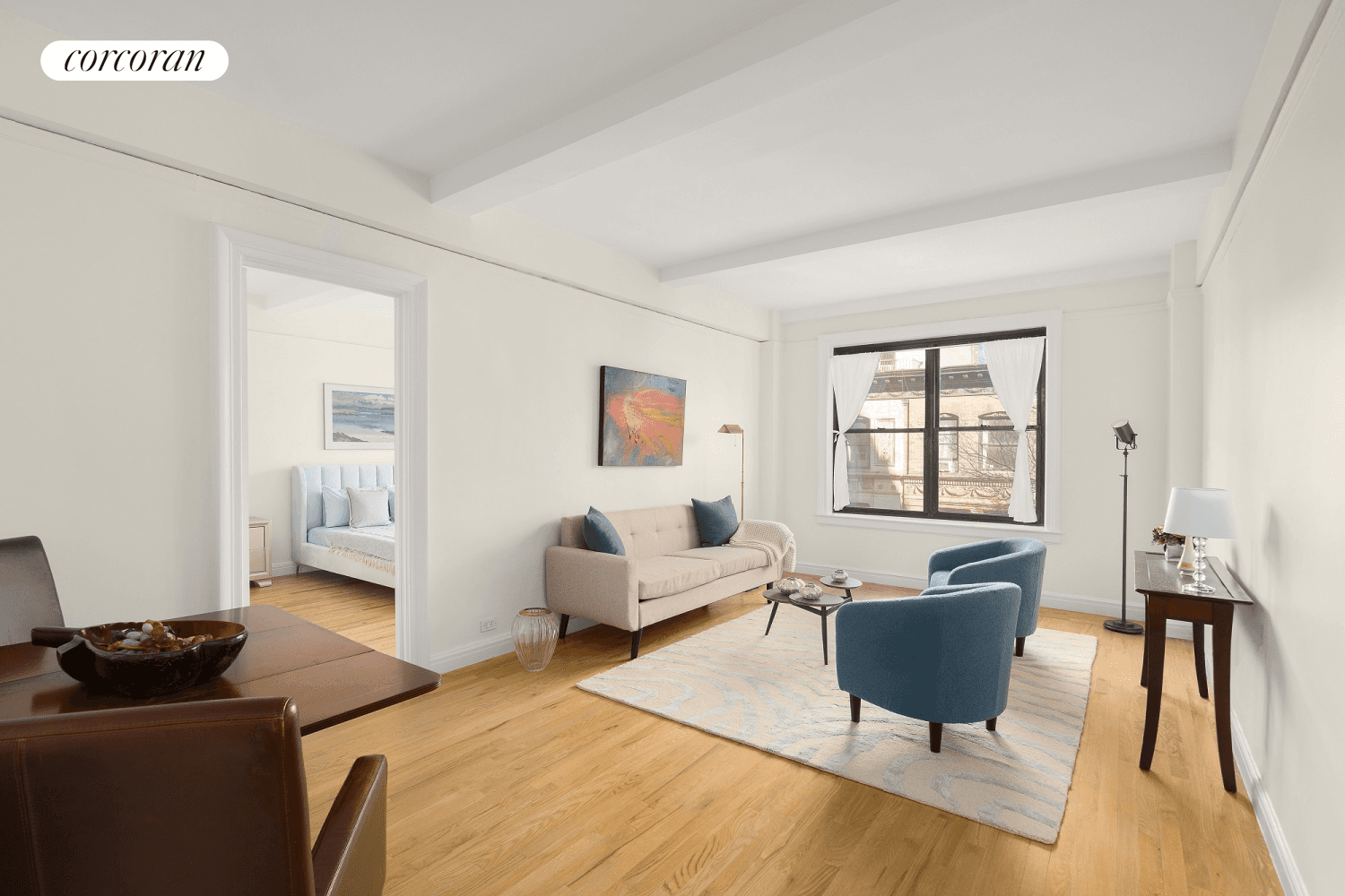 Price reduced ! Seller says sell this sunny, spacious two bedroom 2 bath with fabulous street and open sky views in established Pre War Coop building in the heart of ...