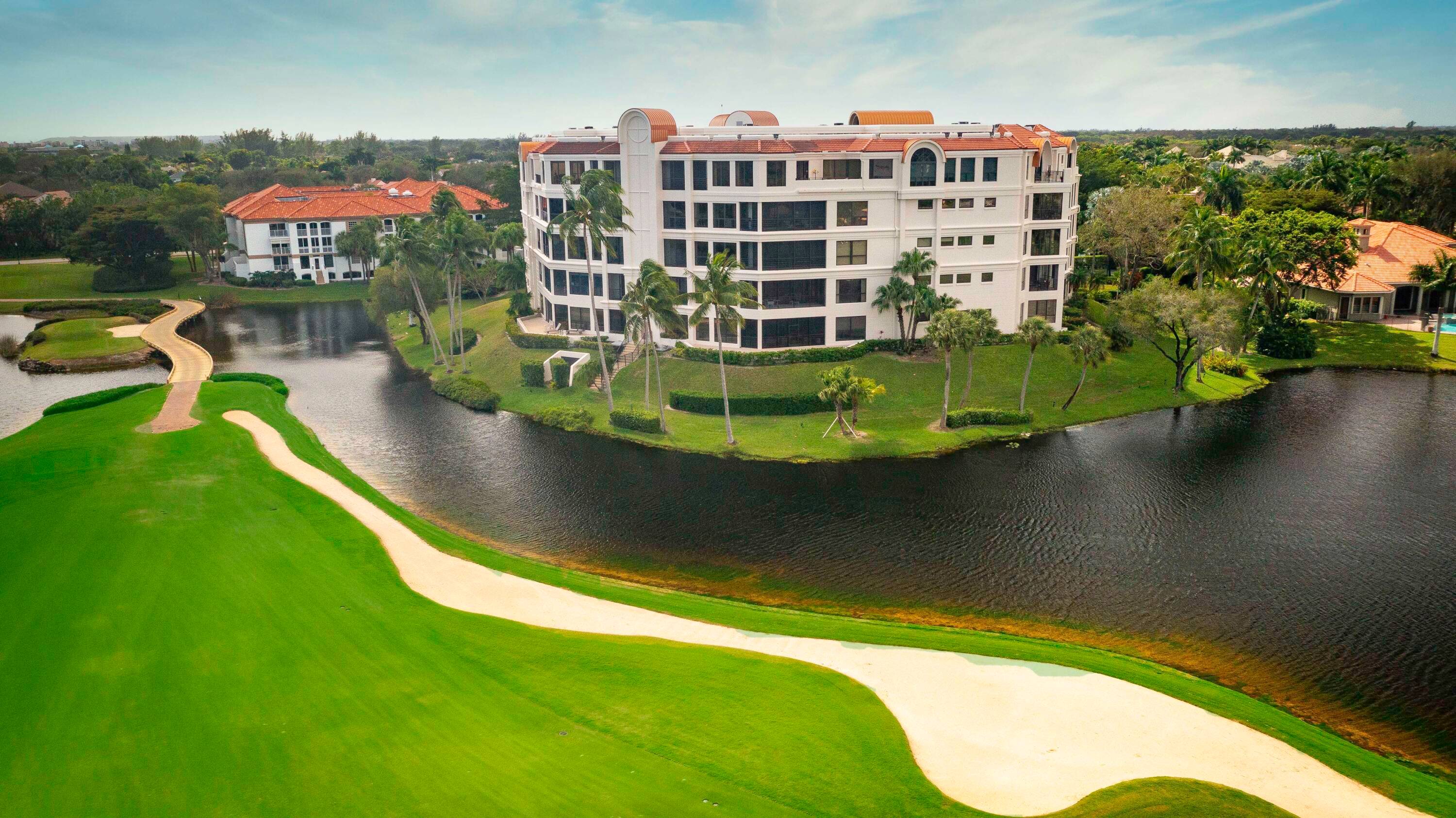 The Chateau in Boca Grove is a luxurious condo living option located within a boutique country club community.