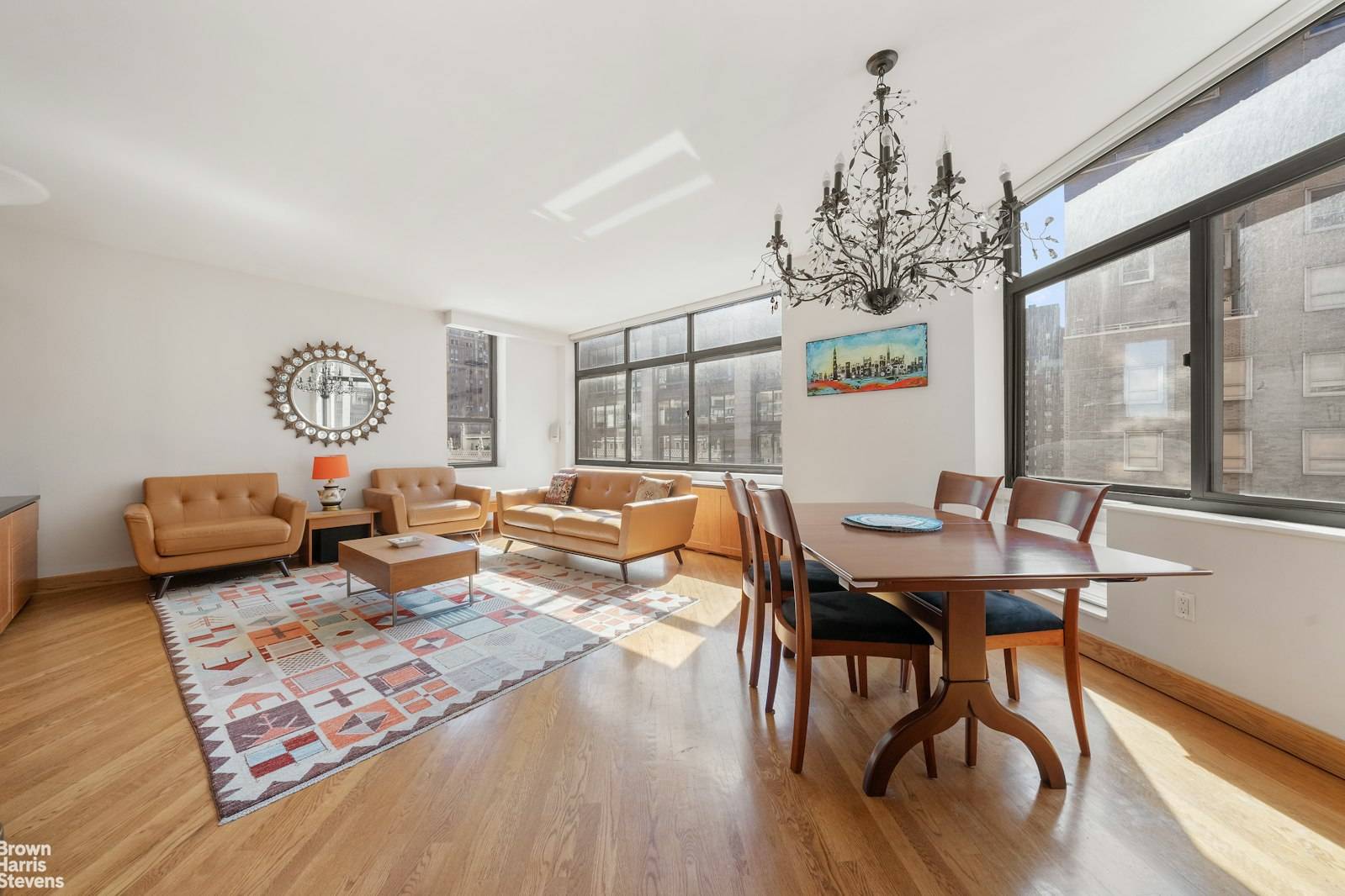Welcome to a serene retreat in the heart of bustling midtown Manhattan, where every corner of this charming apartment invites you to relax and unwind.