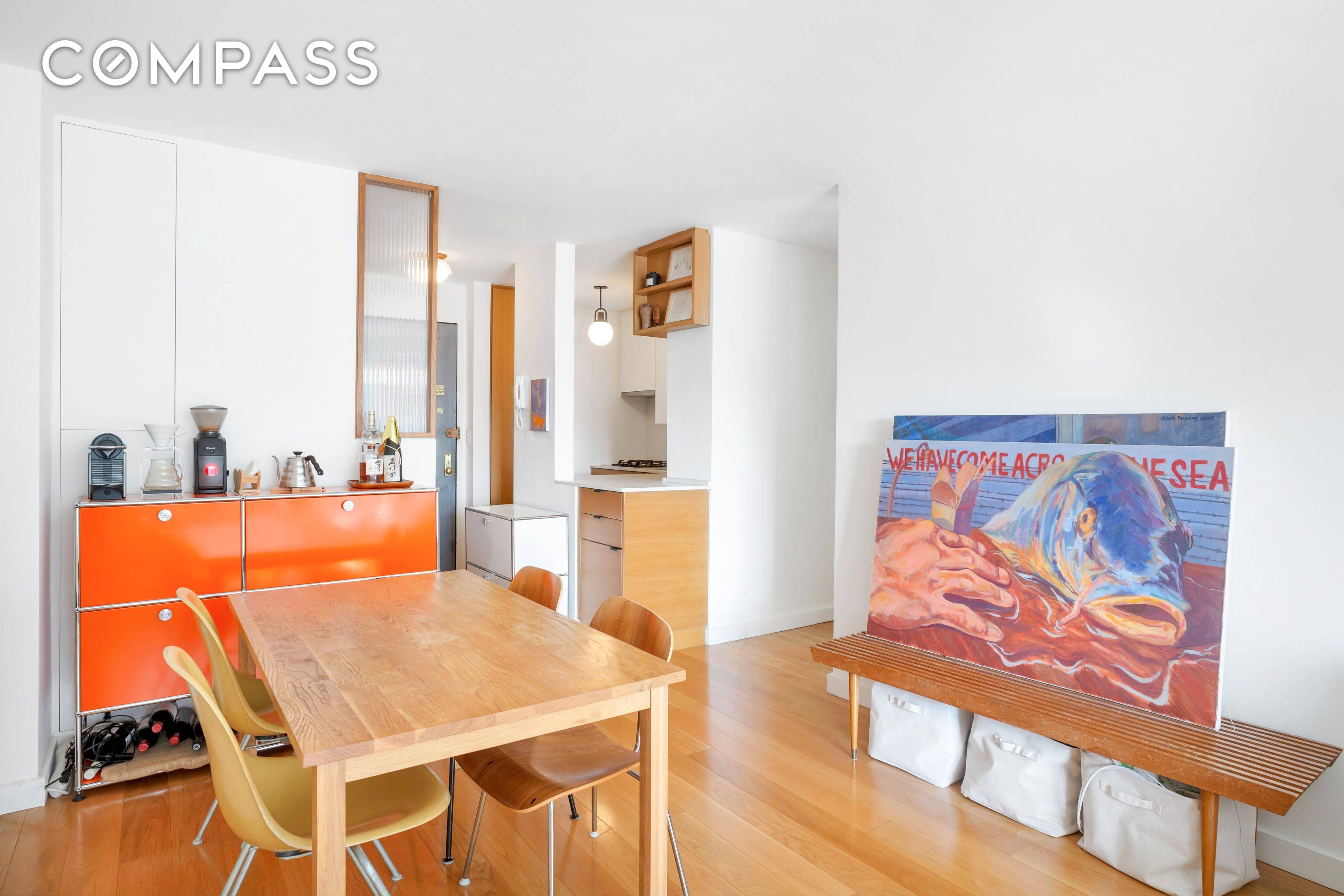 Come home to this architect designed one bedroom in Clinton Hill.