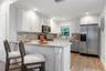 Kitchen with stainless appliances
