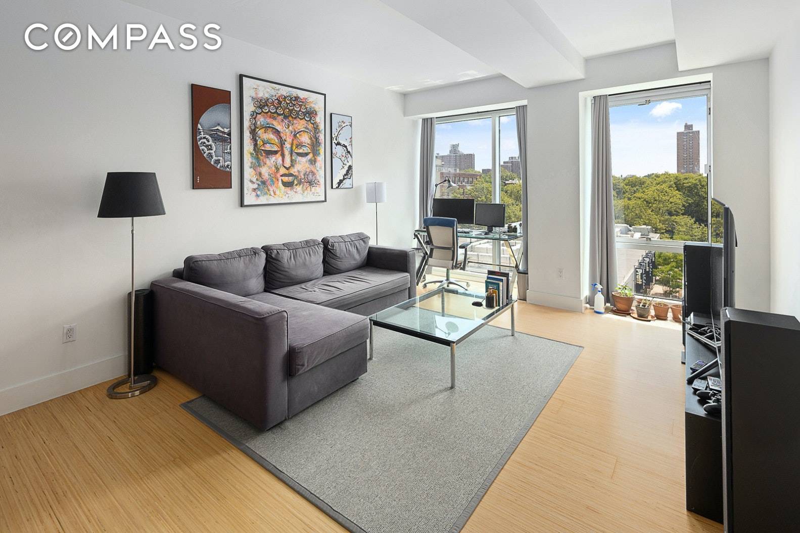 This south facing, sun filled luxury condo unit is located across from Pratt University, in the heart of the vibrant Clinton Hill neighborhood.