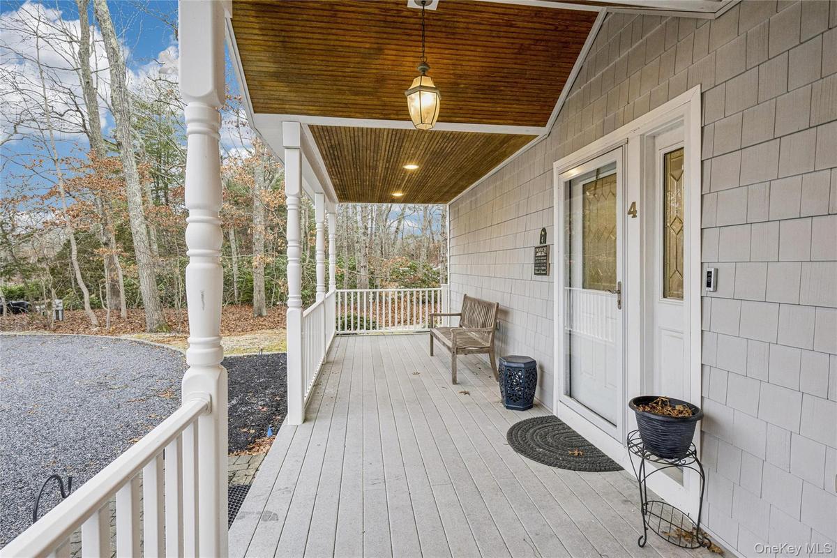 View of wooden porch