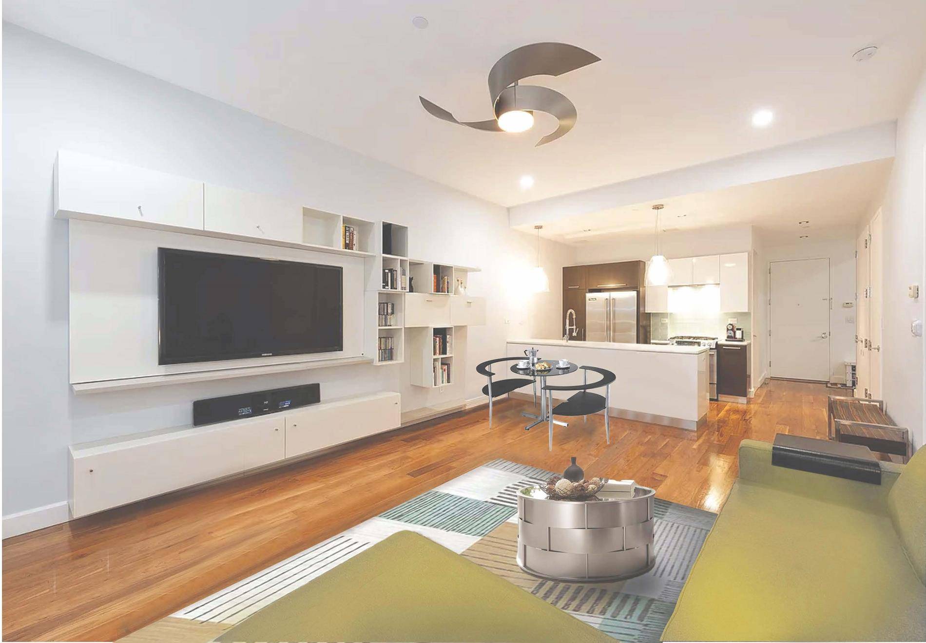 SUPERB amp ; CUSTOMIZED 1 BED w FLEX 2nd BR 2 BA at POWERHOUSE WATERFRONT ADJ.