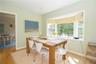 Eat in area of kitchen with bay window