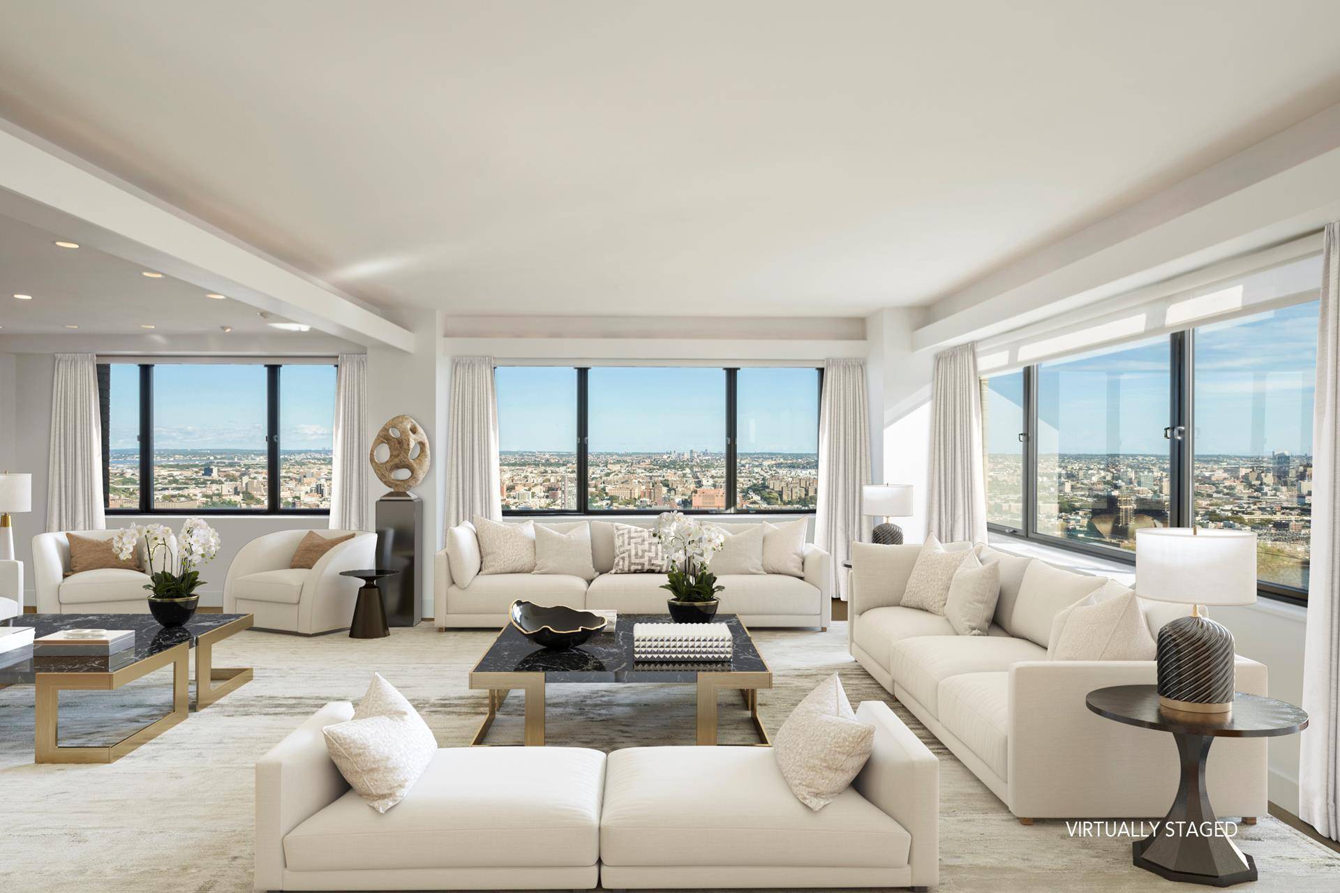 Two combined apartments, 4500 square foot, 38th floor, 5 bedroom, 4.