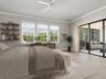 virtually staged upstairs bedroom