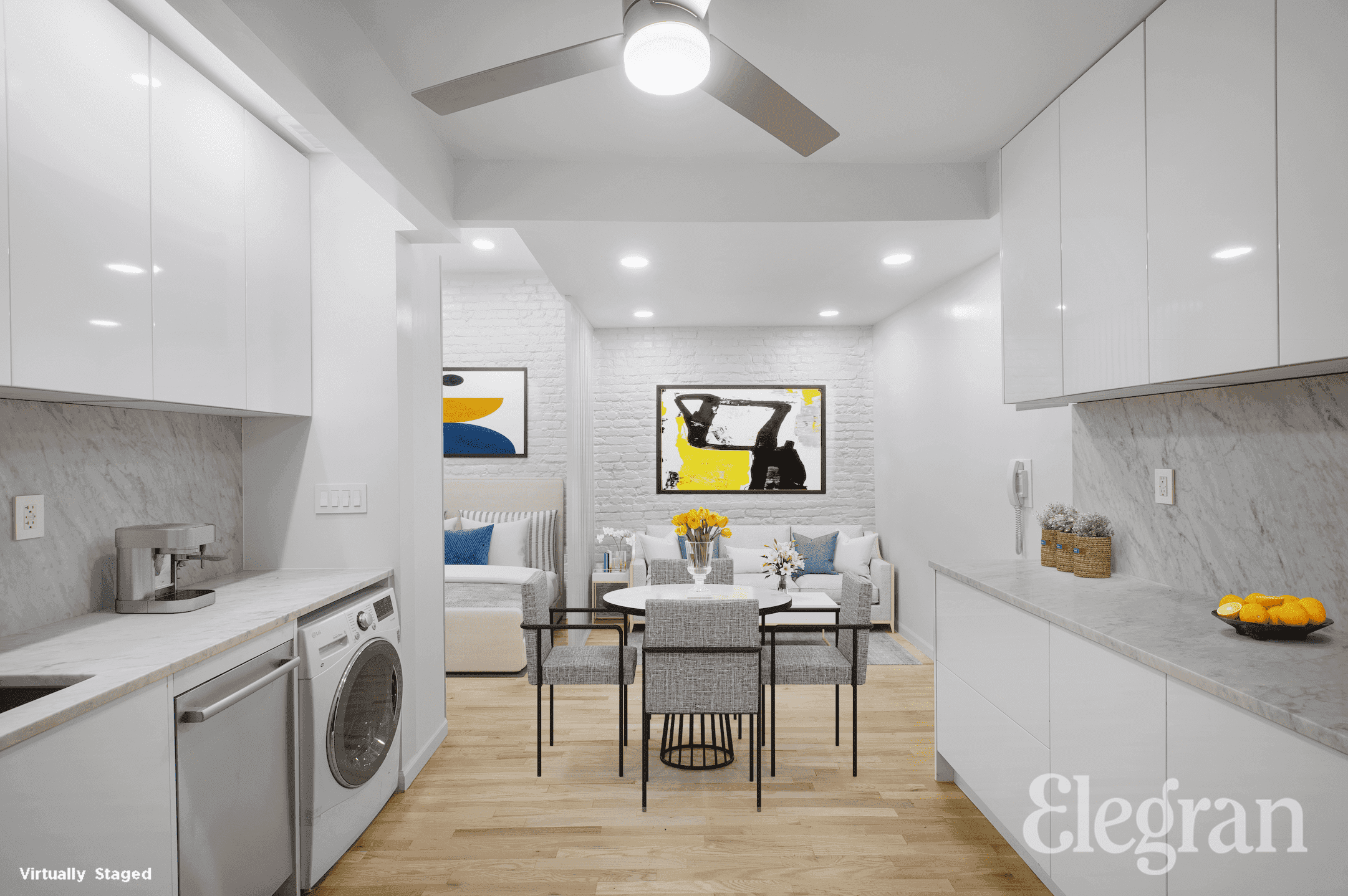 Located in prime Soho, this stunning and fully remodeled luxury alcove studio is fit to a wide array of needs.