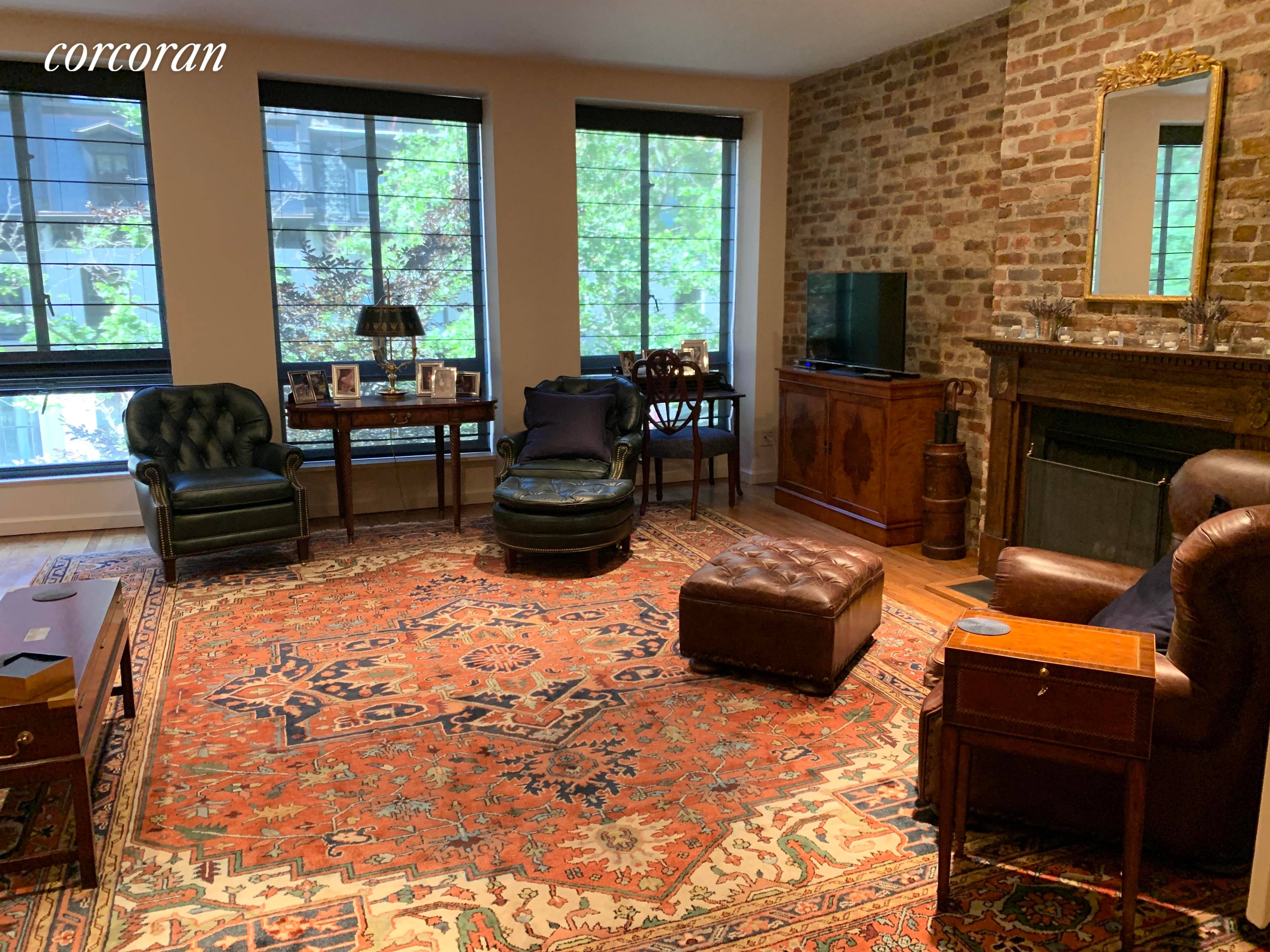Feel at home in this beautiful 2 bedroom, 1 bathroom duplex in a pristine Beekman Townhouse.