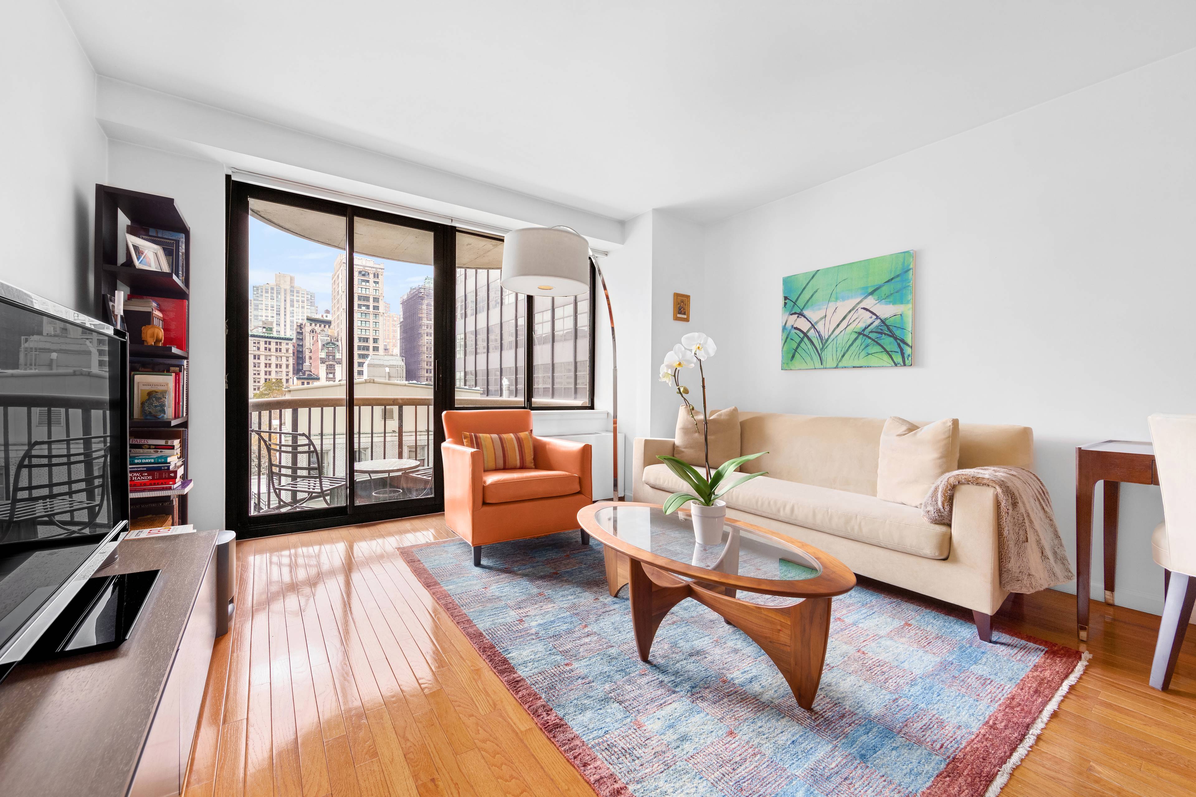 Welcome to Residence 9A at The Stanford, a perfect one bedroom, one bathroom in the core of Flatiron.