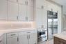 Coffee Cabinet with fold in doors.