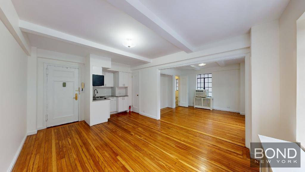 Move right in to this recently, partially renovated unit set in a classic, landmarked Tudor style, pre war building designed by the renowned architect, Fred French.