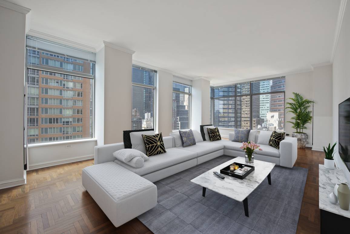 Taxes subject to be approximately 17 lower if primary residence Make the city skyline your daily backdrop in this stunning, light filled two bedroom, two bathroom condominium at the revered ...