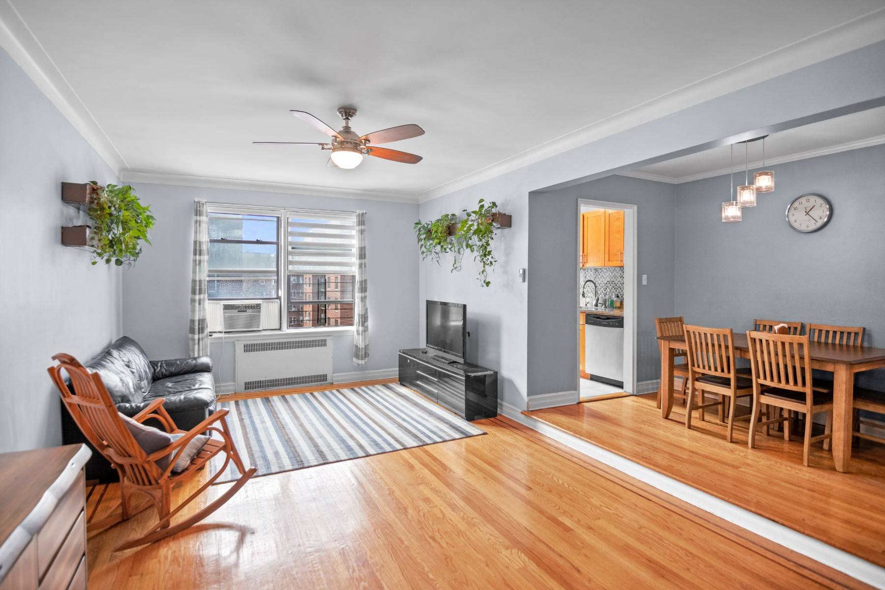 Step into this immaculate 2 bedroom, 1 bathroom Montclair Gardens Co op in the heart of Jackson Heights.