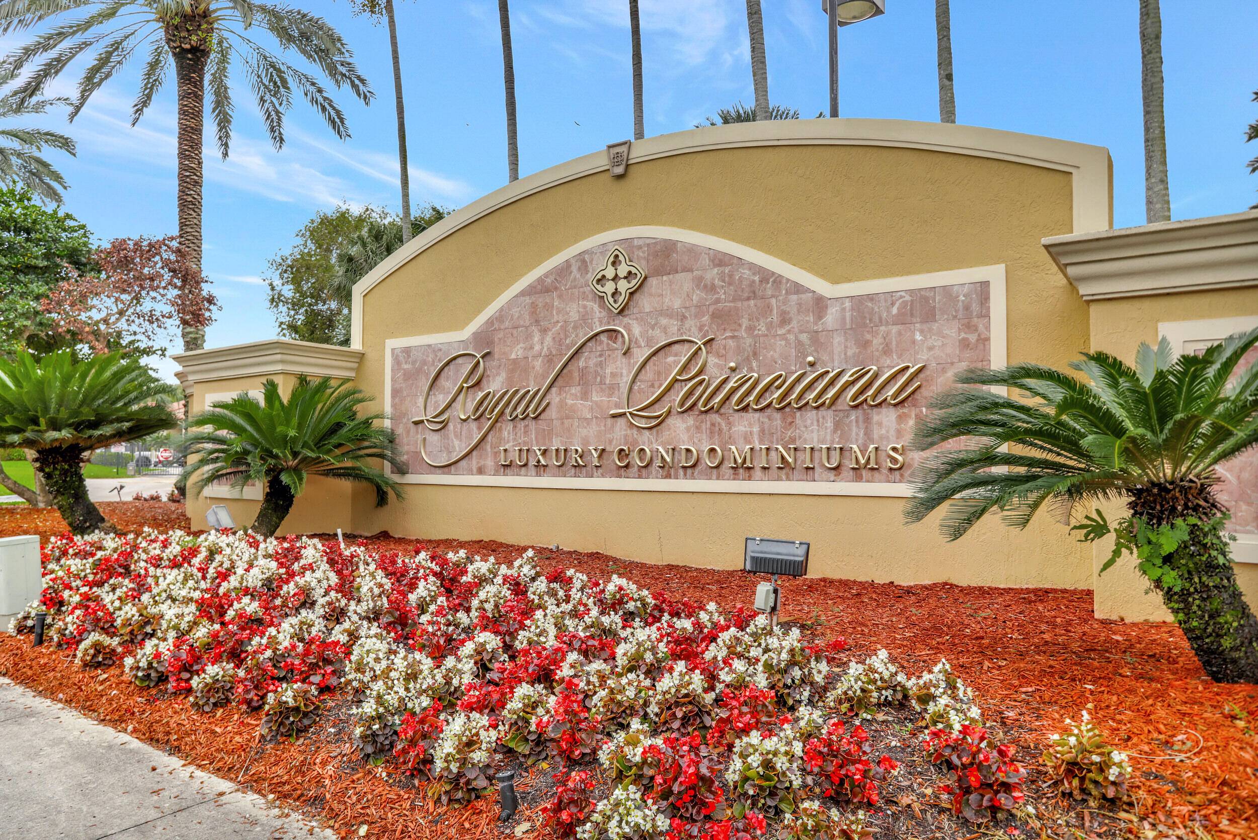 Beautiful First Floor 1 Bed 1 Bath Lakefront condo in the Gated, All Age, Pet Friendly community of Royal Poinciana in Pompano Beach.