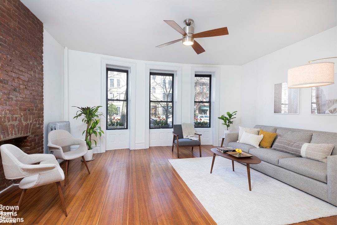 Rarely available expansive 2BD 1BA apartment, located on one of Park Slope's most coveted blocks just two short blocks to Prospect Park.