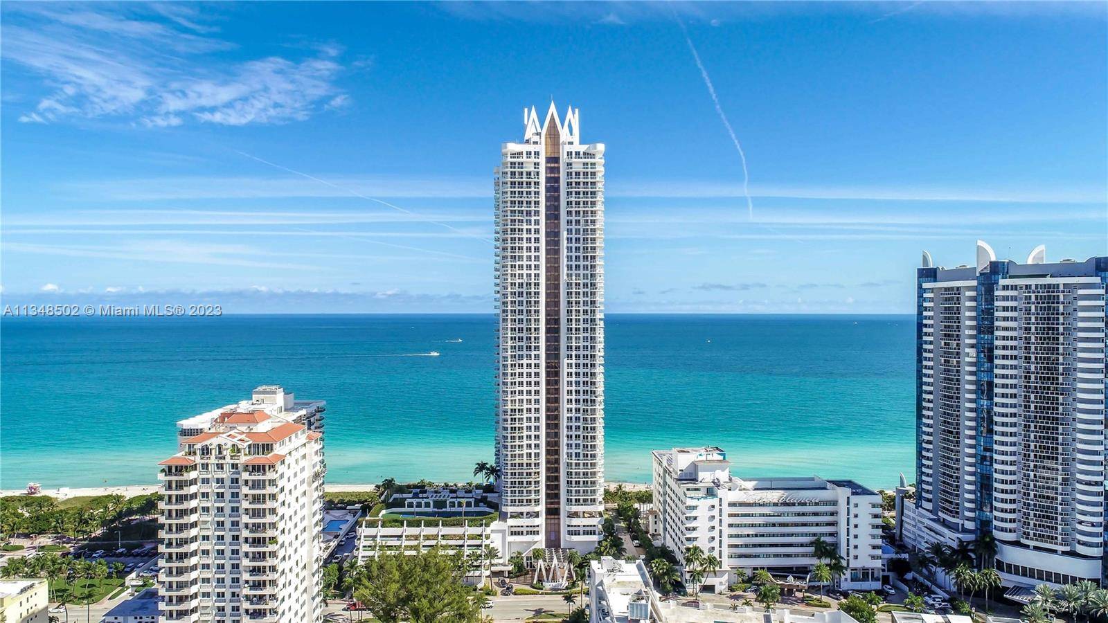 Breathtaking Direct Ocean views with a wrap around balcony overlooking beautiful Miami Beach waters.