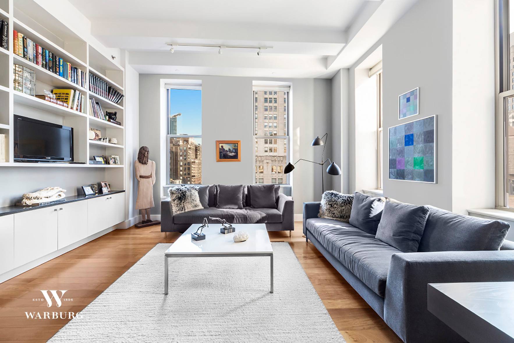 Chic, sophisticated and elegant, apartment 14D at 15 Madison Square Park is a rarely available loft like 1 bedroom, 2 bath home that overlooks and is ideally located just moments ...