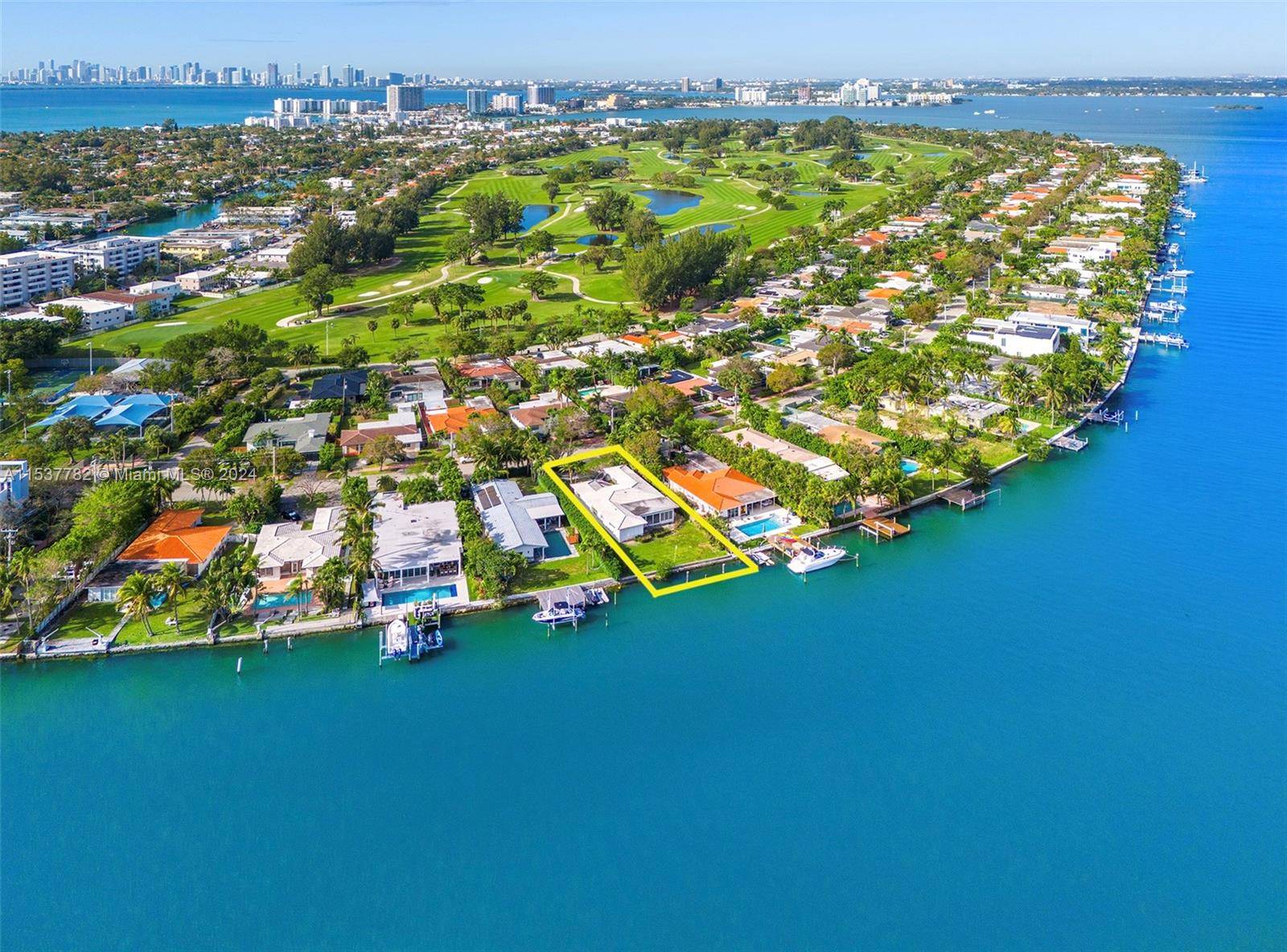 BUILD YOUR WATERFRONT DREAM HOME on N Shore Dr in Miami Beach's exclusive Normandy Shores community !