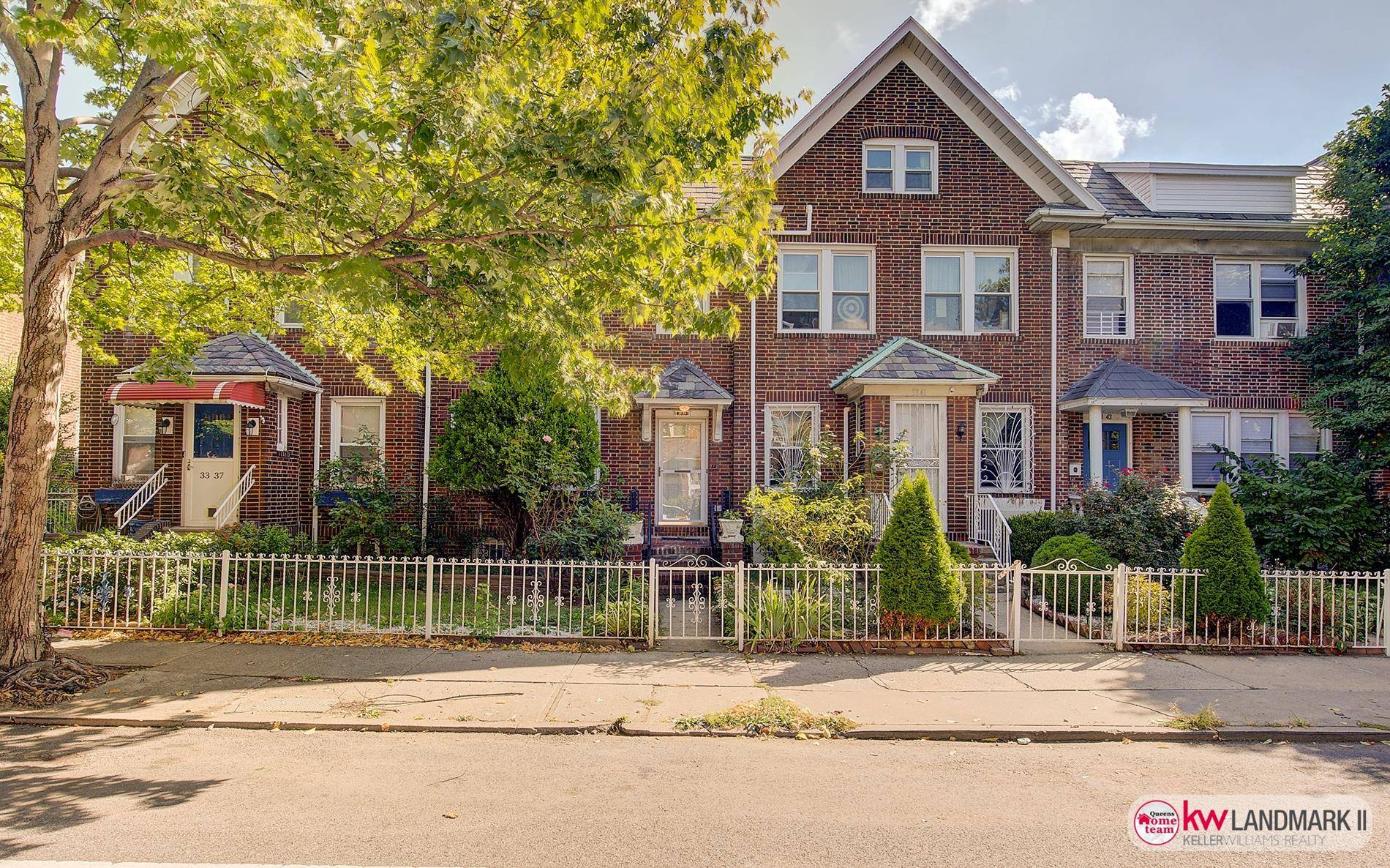 Charming all brick townhome in highly sought after Jackson Heights, Queens.
