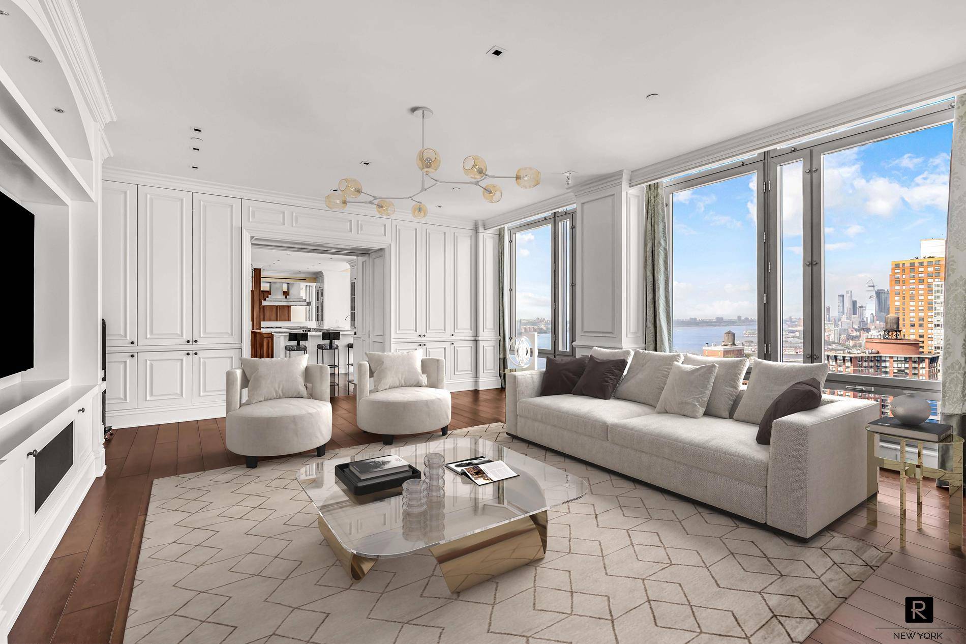 Penthouse 3, the crown atop the Riverhouse Condominium, is an exceptional 4, 749sqft 4 bedroom, 5.