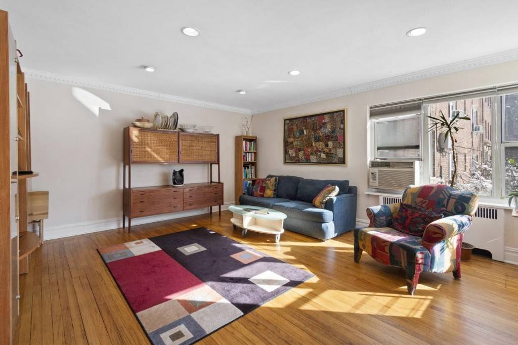 Situated on a quiet street, spacious ground floor Pre War 2 Bedroom 2 Full Bath North Riverdale co op apt.