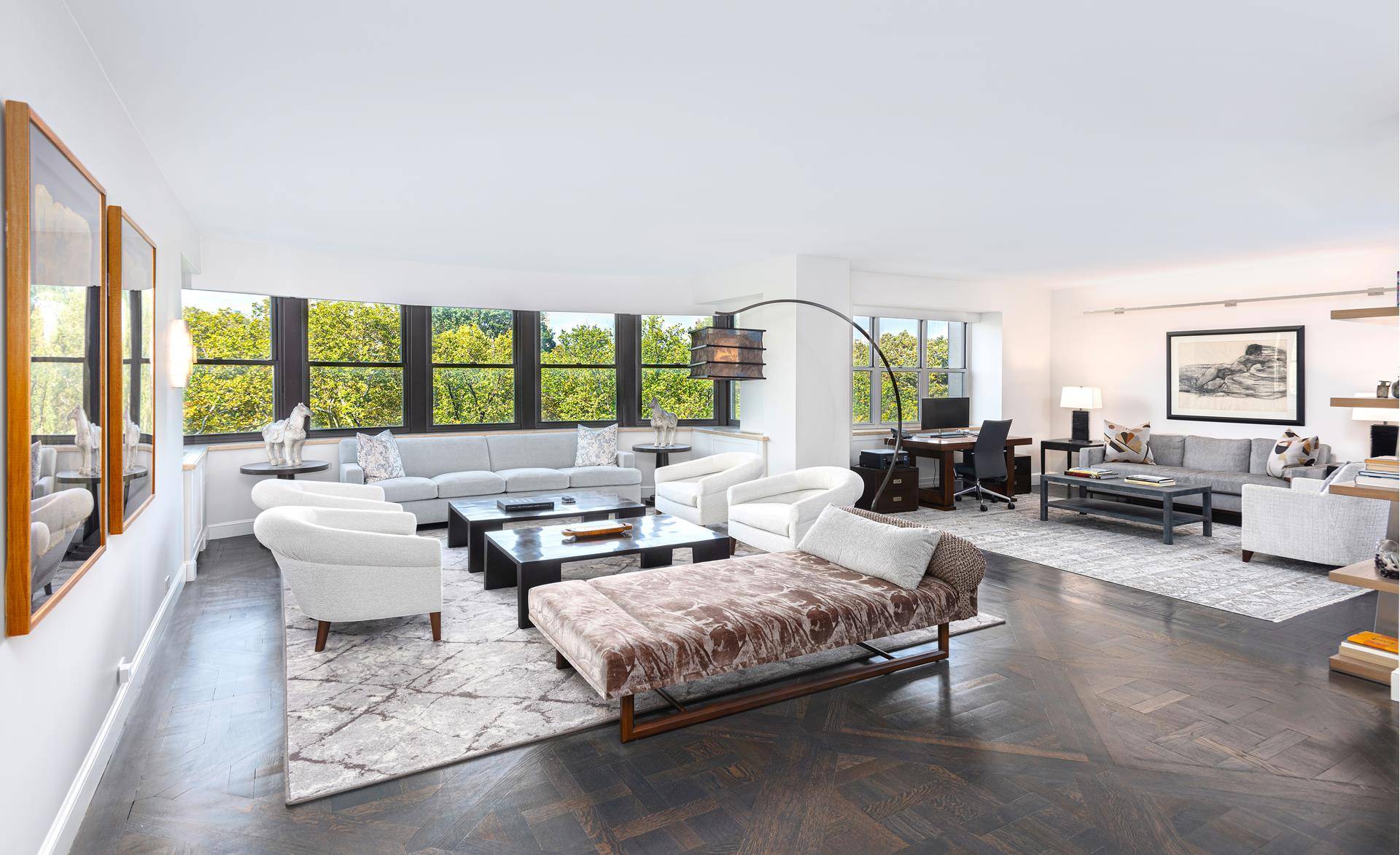 Spectacular, refined and enormously welcoming, don't miss this incredible opportunity with 43 feet ft of direct Central Park views !