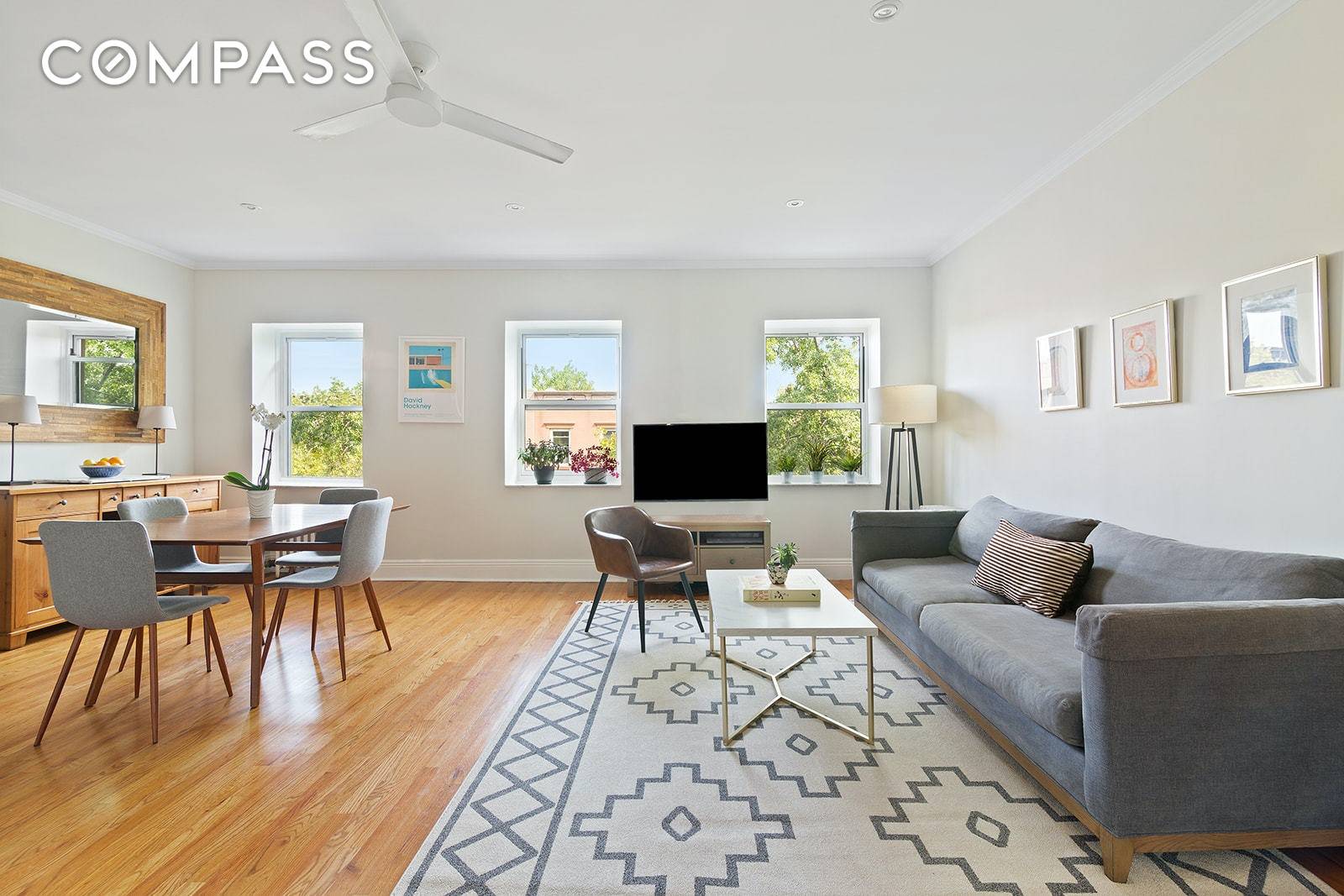 PRIVATE ROOF DECK ! Mint Condition, 2 bed 1 bath home with a private roof deck and working, wood burning fireplace, ideally located in prime Carroll Gardens.