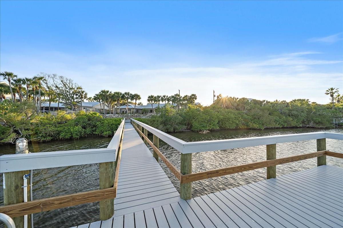 DOCK - a view facing the home