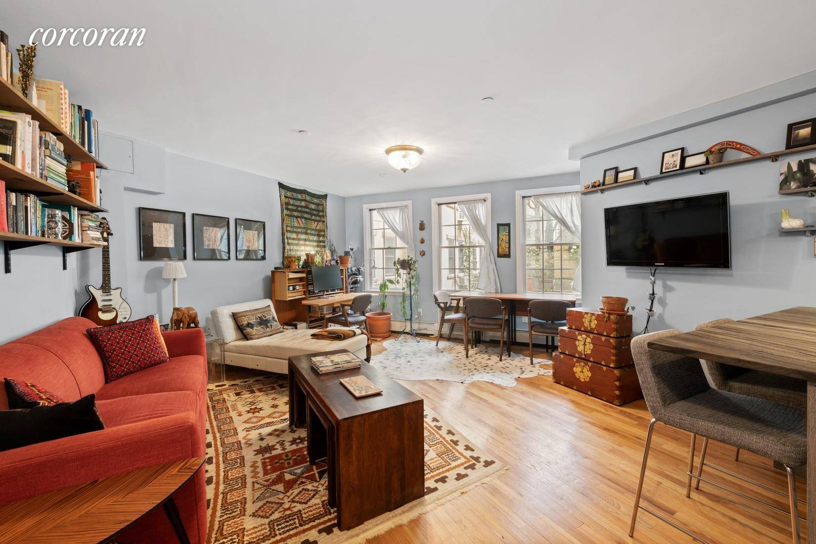 This grand one bedroom duplex offers the feel of a house, in the heart of ManhattanA s iconic East Village.