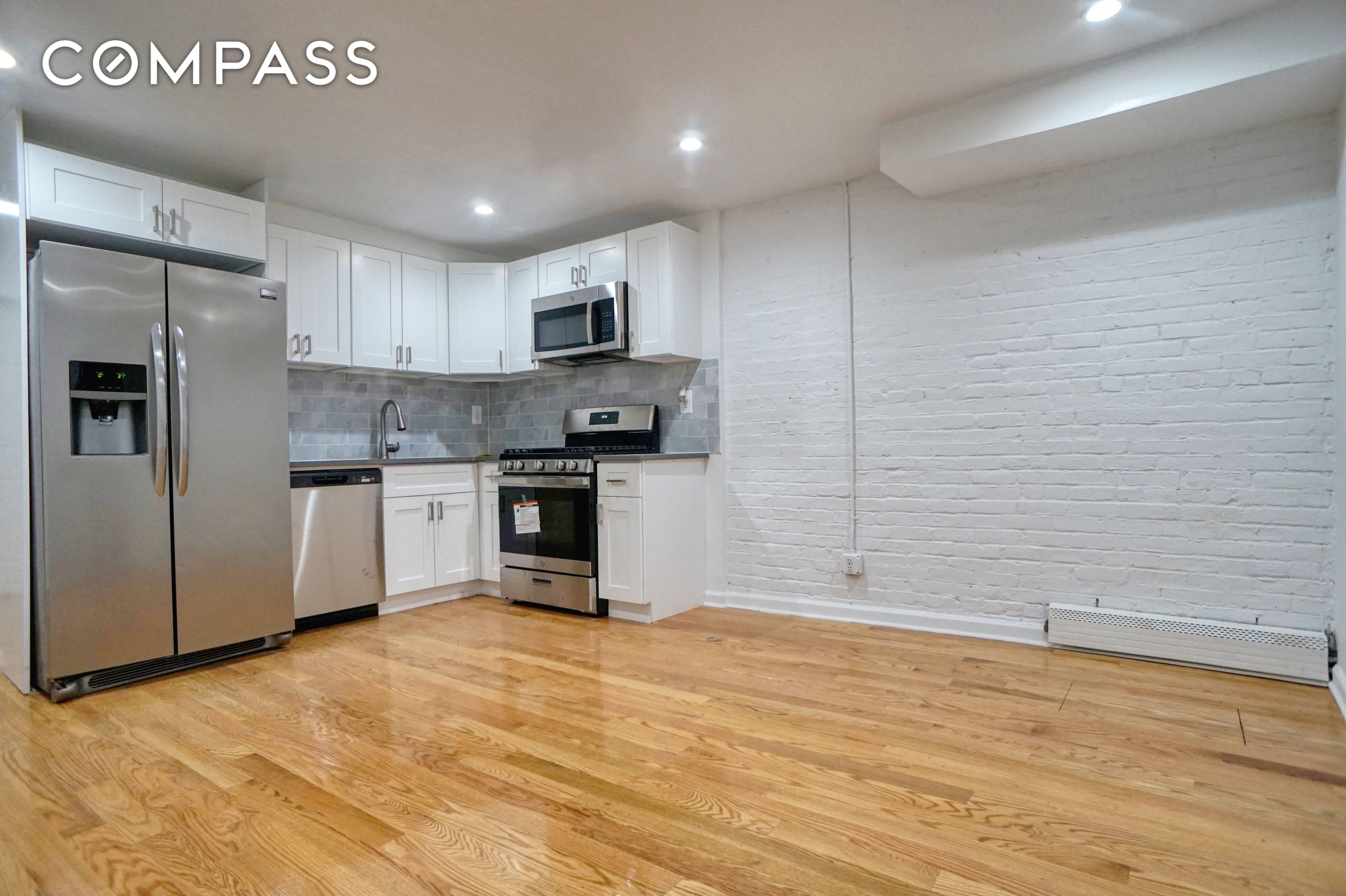 Be the first to live in this newly gut renovated floor through 2 bed 1 bath in Crown Heights.