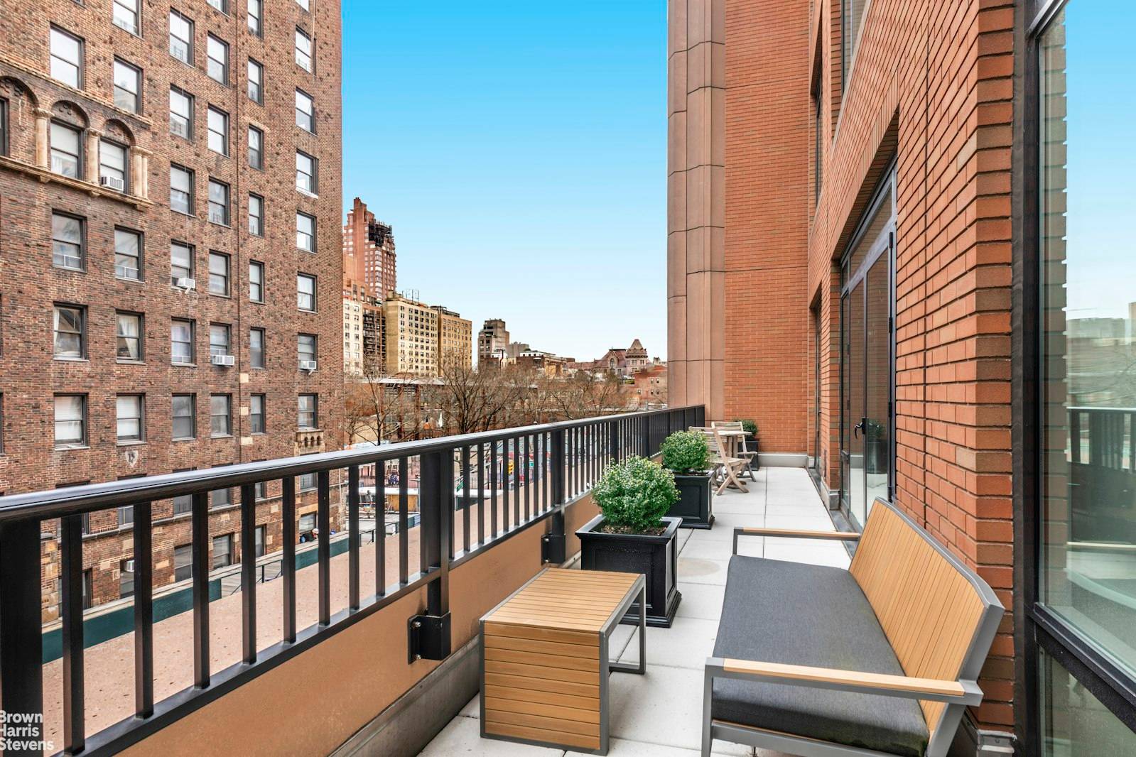 PRIVATE OUTDOOR SPACE ! Terrace lovers will enjoy this split two bedroom layout with the terrace running the full length of the apartment.