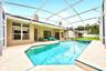 The private pool and spa